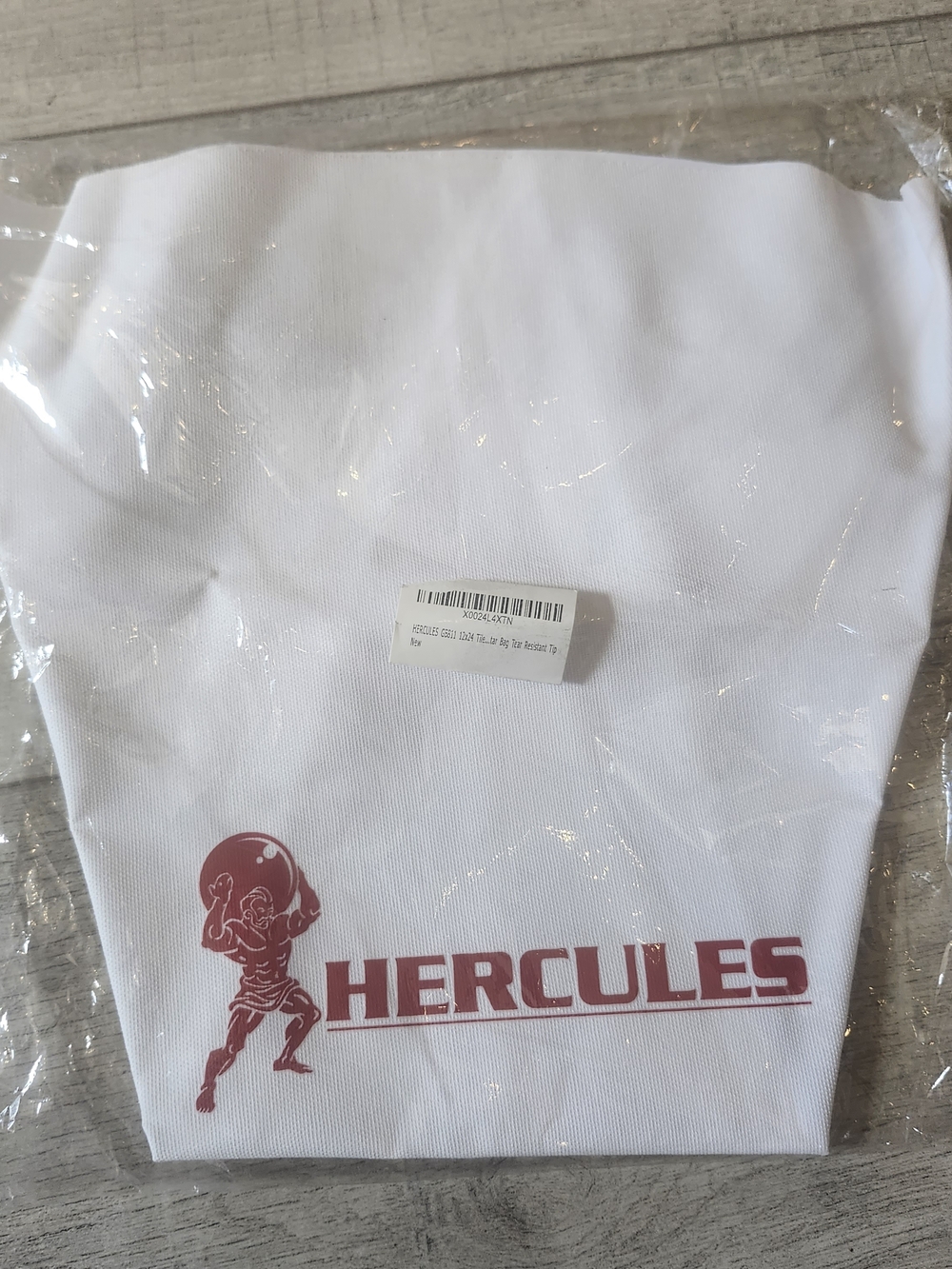 NEW HERCULES GB811 12X24'' TILE GROUT MASONRY MORTAR BAG TEAR RESISTANT TIP